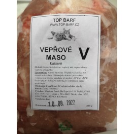 vepřov&eacute; maso kusov&eacute; 800g (TopBarf)