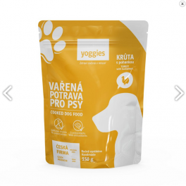 vařené krůtí maso s pohankou a kloubní výživou 150g