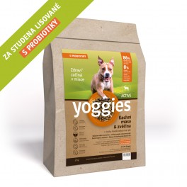 YOGGIES Active kachna + zvěřina 2kg